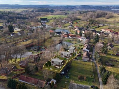 Prodej stavebního pozemku až pro 3 rodinné dvojdomy, 2.986 m2, Lomy u Člunku, Česká Kanada, JH